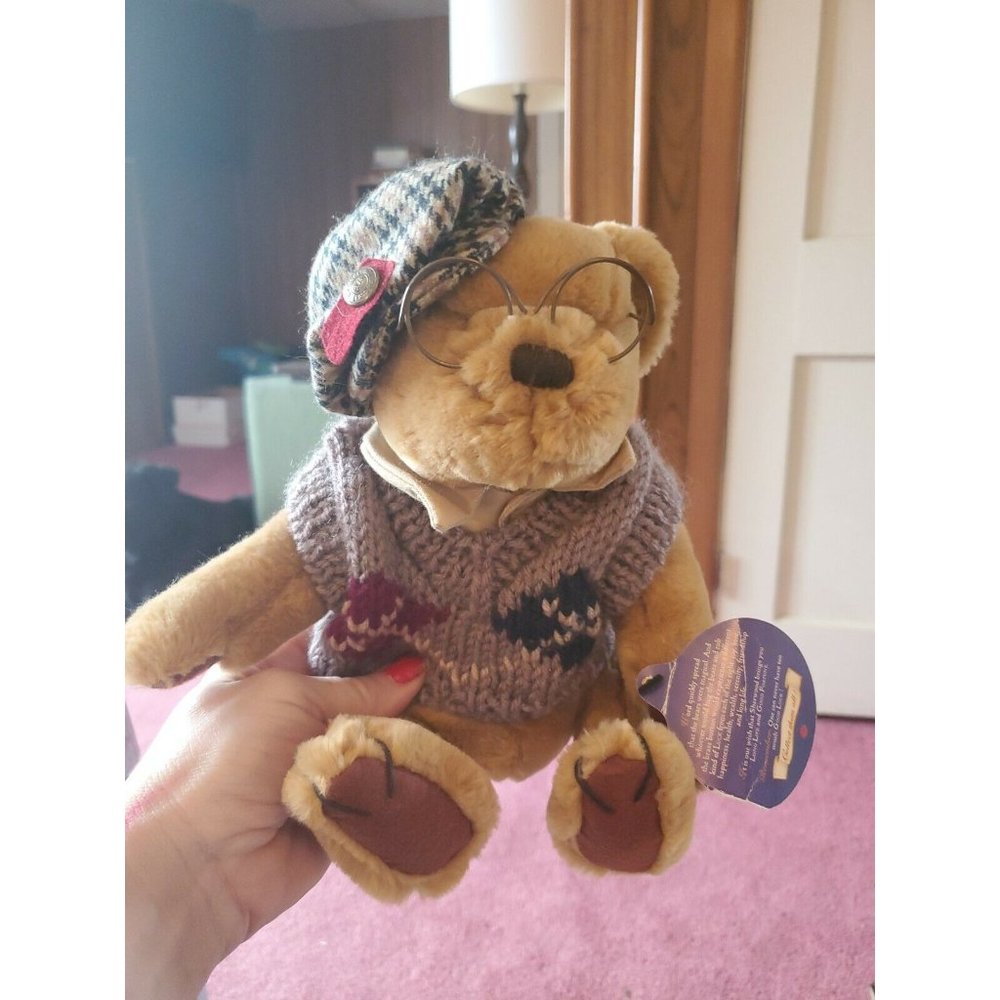 Pickford Bear Plush Sherwood Bear 1996 Brass Button  #9982301 W/Tag 8"